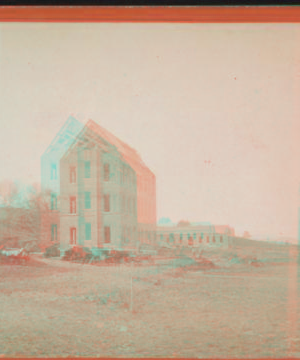 [View of building under construction.] 187-?