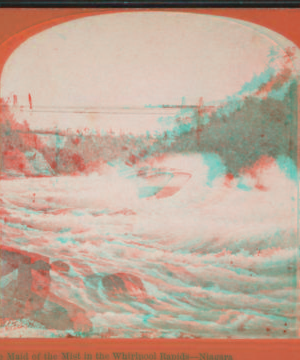 The Maid of the Mist in the Whirlpool Rapids, Niagara. 1865?-1880?