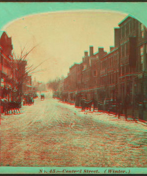 Central Street, (winter). 1865?-1885?