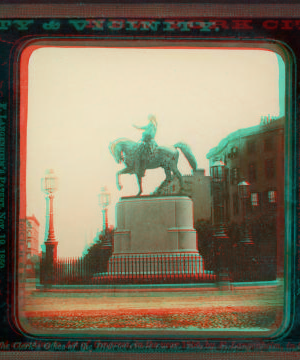 Washington statue, Union Park. 1856 1854-[1865?]