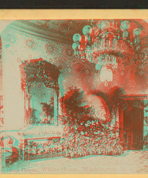 Blue Room, White House, Washington, D.C. 1859?-1910?