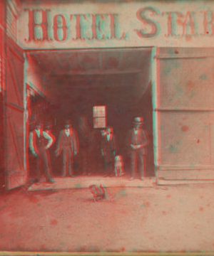 [Dayville hotel stable.] 1865?-1895?