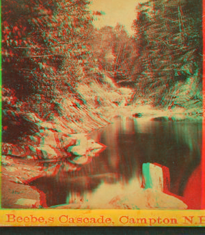 Beebe's Cascade, Campton, N.H. 1868?-1885?