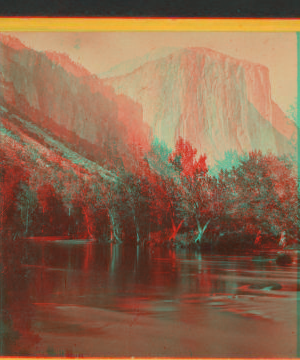 El Capitan,(3,100 ft. above Valley), from Harding Trail. ca. 1870