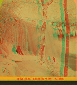 Minnehaha--laughing water--winter. 1865?-1903