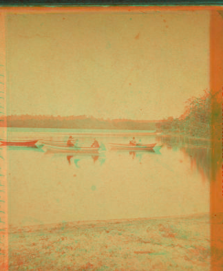 [People on boats in the Merrimack.] 1865?-1880?