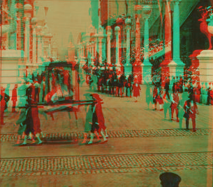 Cleveland's delegation in colonial dress, Elks parade, Philadelphia, July 18, 1907. 1865?-1907 1907