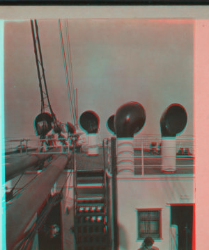 [View aboard The Mohawk.] 1915-1919 March 1915