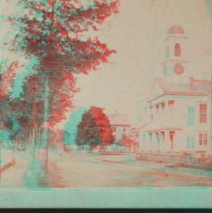 Town Hall, West view, Westbury, N.Y. [1858?]-1891