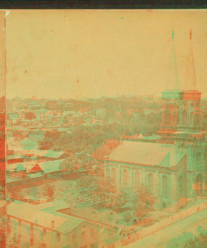 View of Macon, from Court House Dome west. 1870?-1885? [ca. 1870]