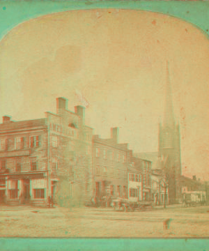 Park Row, west of State St., Erie, Pa. 1860?-1915?