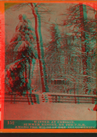 Winter at Cresson, summer resort, on the P. R. R. among the wilds of the Alleghenies. 1870?-1880?