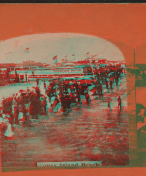 Coney Island Beach. [1865?]-1919