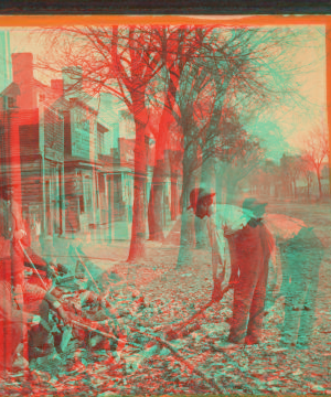 One to do the work ... [African American men chopping wood at the side of the road.] 1865?-1903