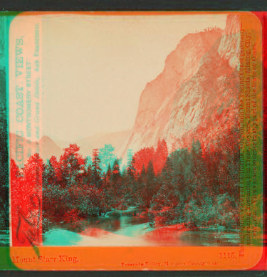 Mount Starr King, Yosemite Valley, Mariposa County, Cal. 1861-1878? 1880-1890