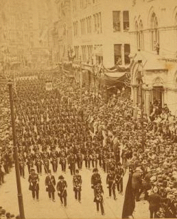 Knights Templars parade, Boston, 95. 1895 1859?-1901?