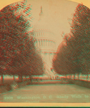 Shady walk to the Capitol, Washington, D.C. 1859?-1905? [ca. 1875-ca.1895]