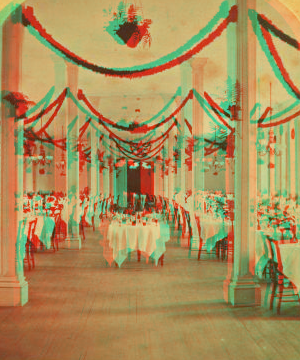 Fabyan House Dining Hall, White Mts. [1877-1889?] 1870?-1889?