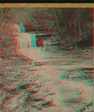 General view of the Glen Cascade, Buttermilk Ravine. [1865?1880?]