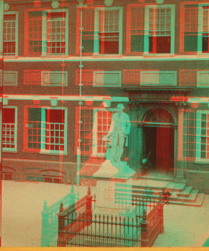 Washington statue, Independence Hall. 1865?-1880?