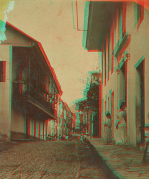 Rue St. Jean de Dieu, Panama. [ca. 1890]