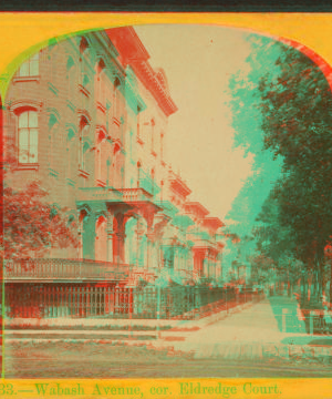 Wabash Avenue, cor. Eldredge [Eldridge] Court. 1865?-1915?