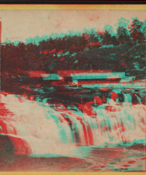 The falls of the Housatonic at Falls Village, (Conn.) 1870?-1885? ca. 1870