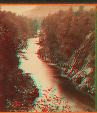 View from the Cliff, (Ripogenus Falls). 1870?-1880?