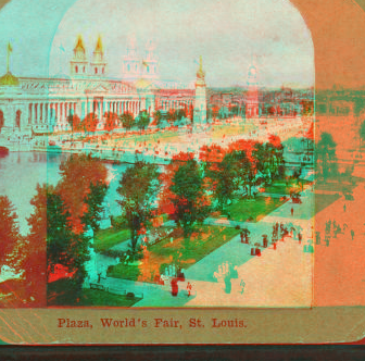 Plaza, World's Fair, St. Louis. 1904