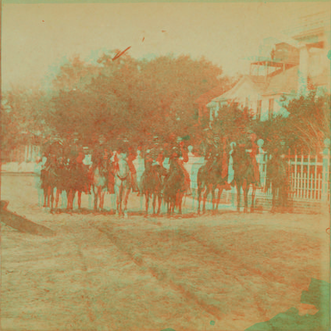 Signal station at Beaufort, S. C., Feb. 1862 next to Gen. Steven's Hdqts.