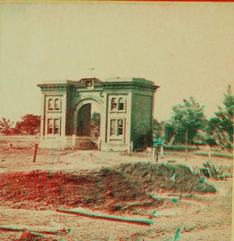 Gateway of cemetery, Gettysburg.