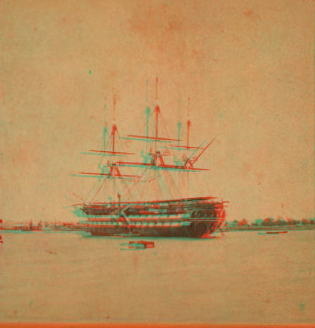 [Ship on James River.] 1863?-1910?