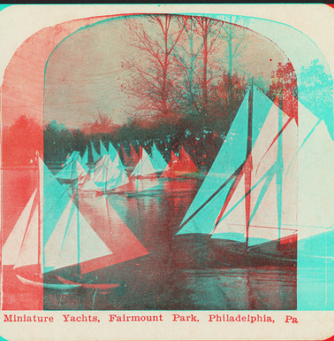 Miniature yachts, Fairmount Park, Philadelphia, Pa