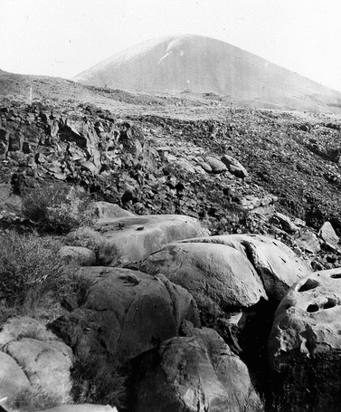 Grand Canyon National Park, Arizona. The Cinder Cone near the foot of Toroweap.U.S. Geographical and Geological Survey of the Rocky Mountain Region (Powell Survey)