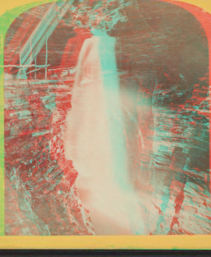 Cavern cascade, Glen Alpha. [1865?-1905?]