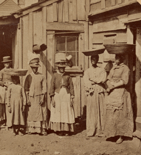 Oyster and fish women, Charleston, S.C. 1860?-1903? 1870