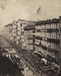 The Funeral of President Lincoln, New-York, April 25th, 1865. 1859-1899 April 25th, 1865