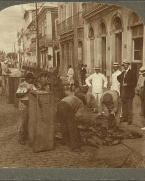 Packing crude rubber, Para, Brazil, center of Amazon river-system trade. [ca. 1910]