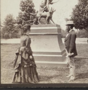 Statue of Indian Hunter. [1865?]-1896