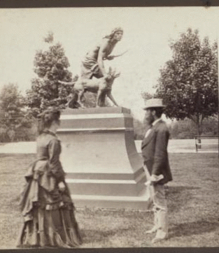 Statue of Indian Hunter. [1865?]-1896
