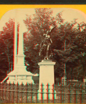 Statue of Victory, Monument Square, Lowell. 1865?-1885?