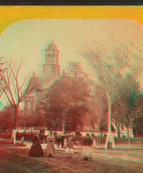 View of the Court House, Lowell, Mass. 1865?-1885?