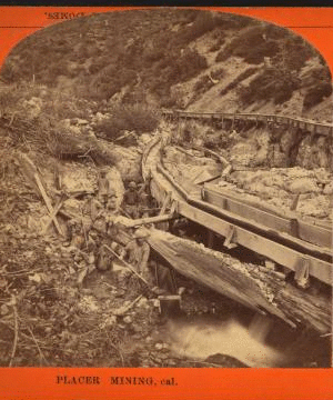 Placer Mining, Cal. 1865?-1880? ca. 1870