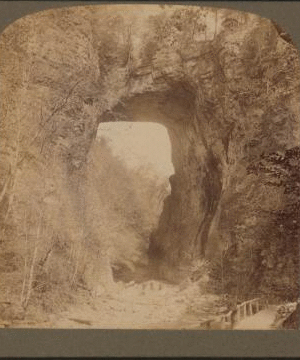 One of nature's curious structures - the famous Natural Bridge, Rockbridge County, Virginia. c1902 1859?-1906?