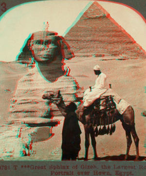 Great Sphinx of Gizeh, the Largest Royal Potrait ever Hewn, Egypt. [ca. 1900]