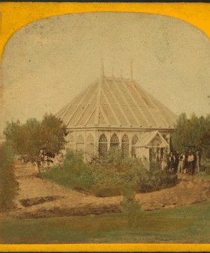 U.S. Conservatory, Botanical Garden - Washington. 1865?-1910? [ca. 1865]