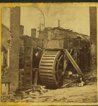 Ruins of carbine factory and paper mill, 8th St., Richmond, 6 April, 1865. 1862-1865