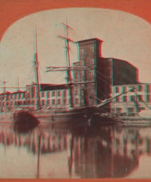 View at Atlantic Basin, Brooklyn. 1862?-1890?