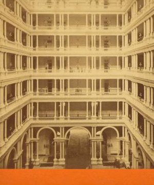 Palace Hotel, Interior view, S.F. 1868?-1876? After 1873
