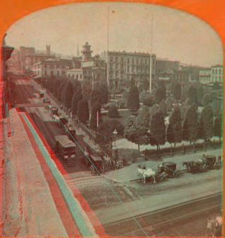 Kearney Street Plaza (Plazza), San Francisco, Cal. [ca. 1880] 1860?-1880?